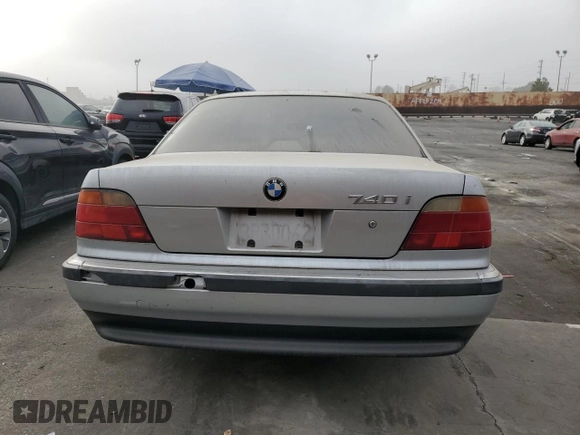 1995 BMW 7 Series 740i with VIN WBAGF6324SDH08566, listed as a Copart auction lot 86074374 with 0 mi miles and Clean Title. Bid and sale history available at carsss.com. Image 6.