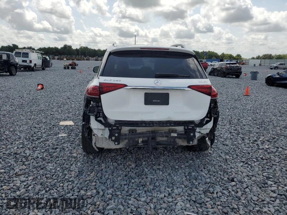 2021 Mercedes-Benz GLE 350 with VIN 4JGFB4KB0MA375313, listed as a Copart auction lot 58191815 with 23,506 mi miles and Clean title. Bid and sale history available at DreamBid. Image 6.
