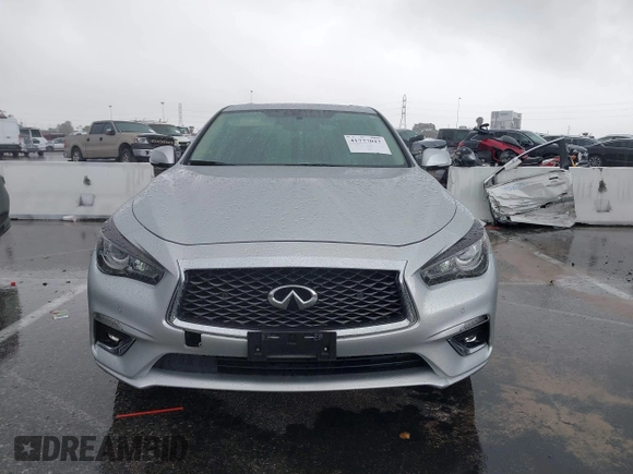 2018 Infiniti Q50 Luxe with VIN JN1EV7AP9JM362191, listed as a IAAI auction lot 41777017 with 80,394 mi miles and . Bid and sale history available at carsss.com. Image 12.