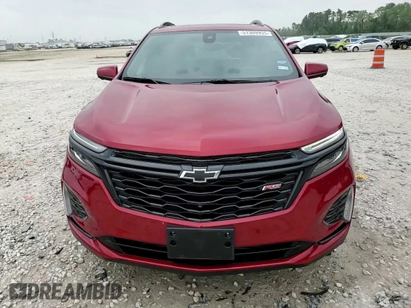 2024 Chevrolet Equinox RS with VIN 3GNAXMEG2RL228246, listed as a Copart auction lot 51309955 with 32,390 mi miles and Salvage Title. Bid and sale history available at DreamBid. Image 14.
