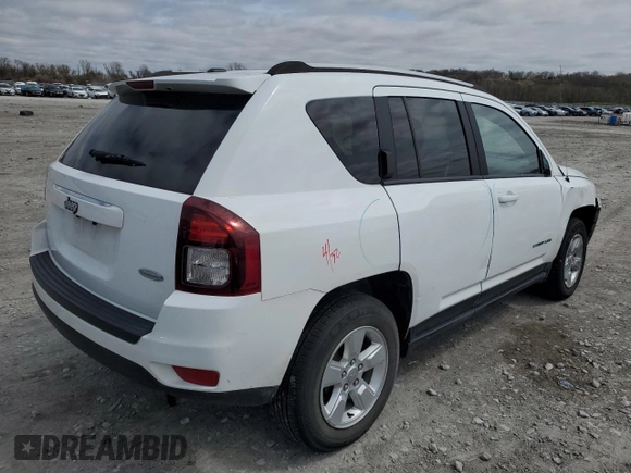 2017 Jeep Compass High Altitude with VIN 1C4NJCEB6HD102728, listed as a Copart auction lot 50896705 with 132,735 mi miles and Salvage title. Bid and sale history available at DreamBid. Image 3.