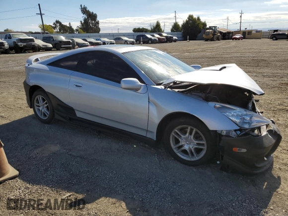 2003 Toyota Celica GT with VIN JTDDR32T330156702, listed as a Copart auction lot 76838154 with 163,692 mi miles and Salvage Title. Bid and sale history available at carsss.com. Image 4.