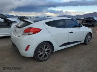2016 Hyundai Veloster with VIN KMHTC6AD9GU275521, listed as a Copart auction lot 46120034 with 135,740 mi miles and Salvage Title. Bid and sale history available at carsss.com. Image 3.