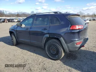 2014 Jeep Cherokee Trailhawk with VIN 1C4PJMBB6EW285745, listed as a Copart auction lot 86968964 with 125,922 mi miles and Salvage Title. Bid and sale history available at carsss.com. Image 2.