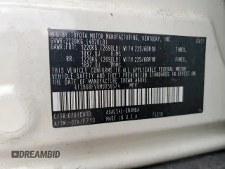 2021 Toyota RAV4 Hybrid LE with VIN 4T3B6RFV8MU056574, listed as a Copart auction lot 56977735 with 19,032 mi miles and Salvage title. Bid and sale history available at DreamBid. Image 12.