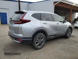 2020 Honda CR-V EX with VIN 7FARW2H59LE016354, listed as a Copart auction lot 49853205 with 53,100 mi miles and Salvage Title. Bid and sale history available at carsss.com. Image 3.