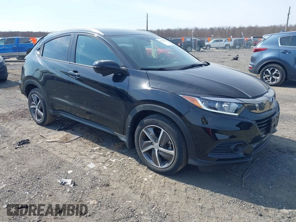 2021 Honda HR-V EX with VIN 3CZRU6H59MM728380, listed as a IAAI auction lot 41769057 with 39,341 mi miles. Bid and sale history available at carsss.com. Image 1.