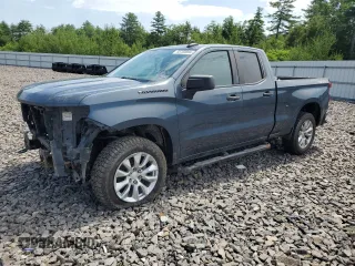 2019 Chevrolet Silverado 1500 Custom with VIN 1GCRYBEH1KZ380247, listed as a Copart auction lot 65769894 with 64,332 mi miles and Salvage Title. Bid and sale history available at DreamBid. Image 1.