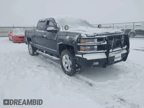2014 Chevrolet Silverado 1500 LTZ with VIN 3GCUKSEC5EG291026, listed as a IAAI auction lot 41286574 with 124,615 mi miles and . Bid and sale history available at DreamBid. Image 1.