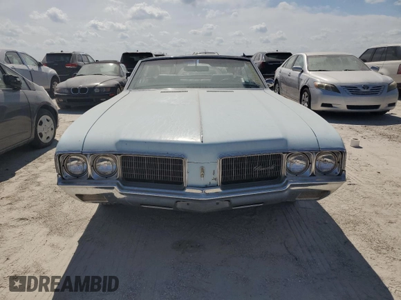 1970 Oldsmobile Cutlass with VIN 342670M174626, listed as a Copart auction lot 75759464 with 696,492 mi miles and Salvage Title. Bid and sale history available at DreamBid. Image 5.
