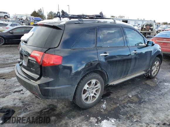 2008 Acura MDX Tech Pkg with VIN 2HNYD28328H532921, listed as a Copart auction lot 41893715 with 189,592 mi miles and Salvage Title. Bid and sale history available at carsss.com. Image 3.