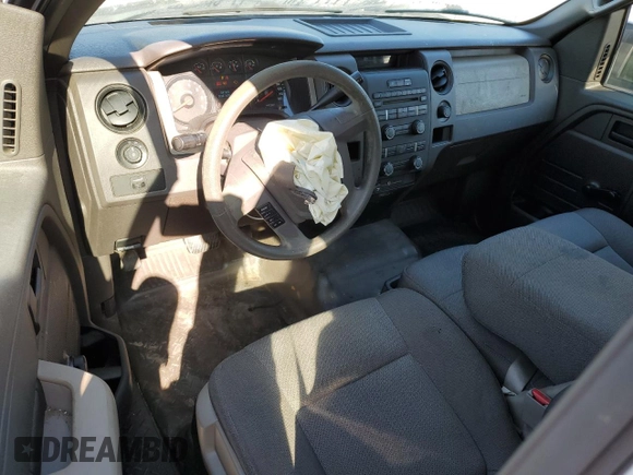 2009 Ford F-150 STX with VIN 1FTRX12W39KB38126, listed as a Copart auction lot 50437915 with 195,040 mi miles and Salvage title. Bid and sale history available at DreamBid. Image 8.