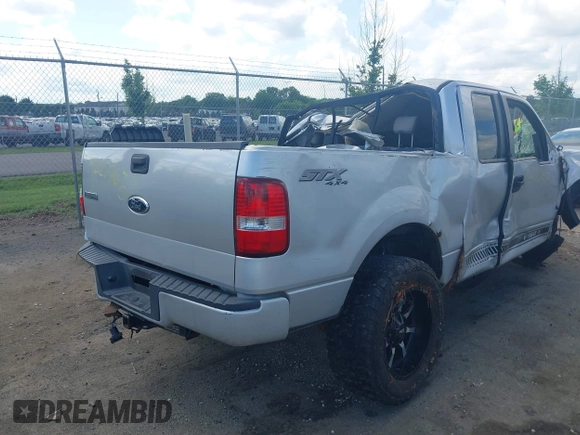 2007 Ford F-150 STX with VIN 1FTRX14W77FA99690, listed as a IAAI auction lot 42277657 with Not provided miles and . Bid and sale history available at DreamBid. Image 4.