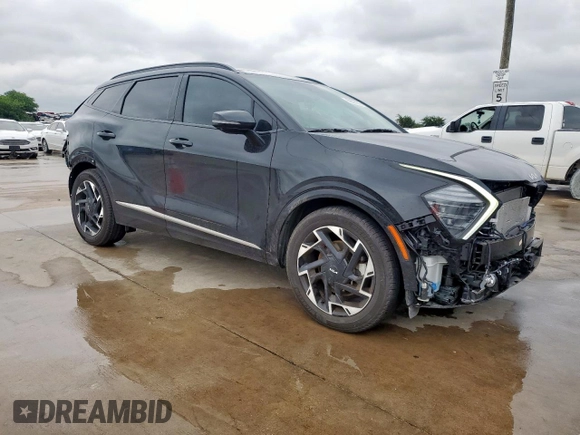 2024 Kia Sportage SX-Prestige with VIN 5XYK53DFXRG206007, listed as a Copart auction lot 60533105 with 6,973 mi miles and Salvage title. Bid and sale history available at DreamBid. Image 4.