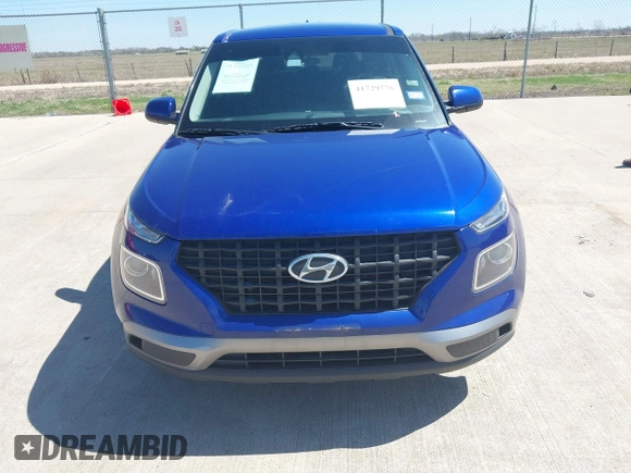 2022 Hyundai Venue SE with VIN KMHRB8A39NU202839, listed as a IAAI auction lot 41729776 with 27,154 mi miles and . Bid and sale history available at DreamBid. Image 12.