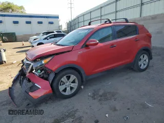 2013 Kia Sportage LX with VIN KNDPBCA26D7400149, listed as a Copart auction lot 57918635 with 66,100 mi miles and Salvage title. Bid and sale history available at DreamBid. Image 1.