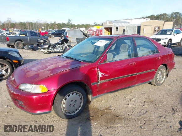 1995 Honda Civic z VIN JHMEH9692SS008583, wystawiony jako IAAI lot #41891776 z przebiegiem 244 377 mil mil oraz . Historia ofert i sprzedaży dostępna na DreamBid. Obrazek 6.