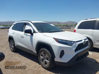 2024 Toyota RAV4 Hybrid LE with VIN 4T3LWRFV7RU143295, listed as a IAAI auction lot 42333824 with 15,598 mi miles and . Bid and sale history available at DreamBid. Image 1.