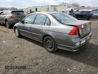 2004 Honda Civic LX with VIN 2HGES16504H621170, listed as a Copart auction lot 52159735 with 147,849 mi miles and Salvage Title. Bid and sale history available at carsss.com. Image 2.