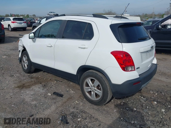 2016 Chevrolet Trax LT with VIN KL7CJPSB5GB605967, listed as a IAAI auction lot 42059782 with 125,212 mi miles and . Bid and sale history available at DreamBid. Image 3.