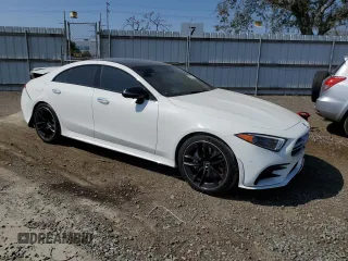 2021 Mercedes-Benz CLS with VIN W1K2J6BB1MA086755, listed as a Copart auction lot 57457204 with 32,495 mi miles and Salvage Title. Bid and sale history available at carsss.com. Image 4.