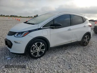 2021 Chevrolet Bolt EV Premier with VIN 1G1FZ6S0XM4112277, listed as a Copart auction lot 59859215 with 33,090 mi miles and Salvage title. Bid and sale history available at DreamBid. Image 1.
