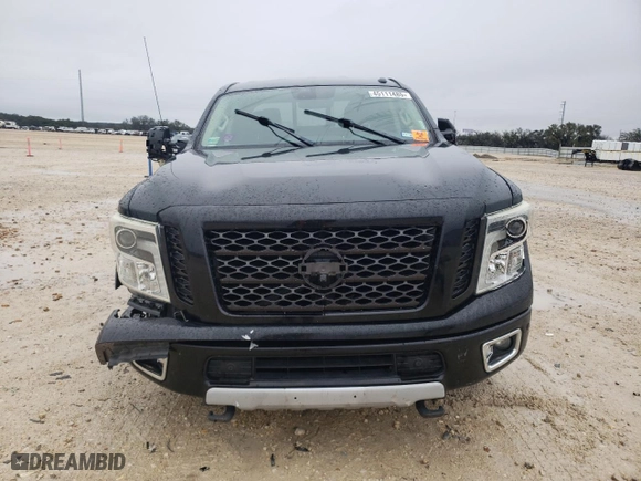 2017 Nissan Titan XD PRO-4X with VIN 1N6BA1F48HN535966, listed as a Copart auction lot 45111485 with 150,009 mi miles and Salvage Title. Bid and sale history available at carsss.com. Image 5.