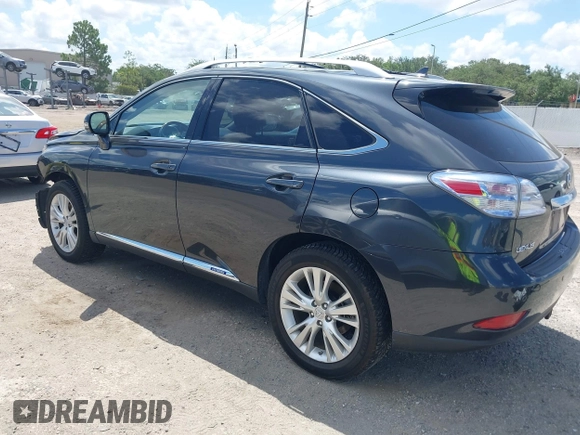 2010 Lexus RX 450h with VIN JTJBC1BA7A2406081, listed as a IAAI auction lot 42586401 with 129,594 mi miles and . Bid and sale history available at DreamBid. Image 3.