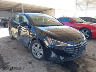 2020 Hyundai Elantra SEL with VIN KMHD84LF6LU100520, listed as a IAAI auction lot 41668287 with 79,479 mi miles. Bid and sale history available at carsss.com. Image 1.