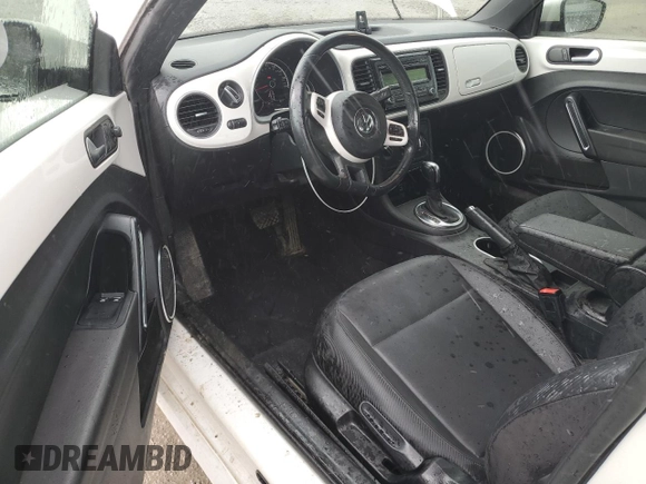 2014 Volkswagen Beetle 2.5L w/Sun with VIN 3VWJP7AT9EM602575, listed as a Copart auction lot 55383965 with 130,525 mi miles and Salvage Title. Bid and sale history available at DreamBid. Image 8.