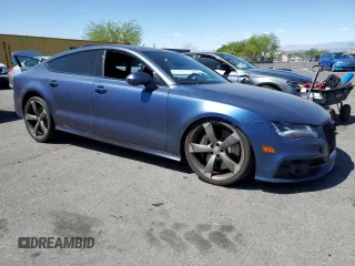 2015 Audi S7 z VIN WAUW2AFCXFN032765, wystawiony jako Copart lot #56916125 z przebiegiem 91 610 mil mil oraz Szkody całkowita. Historia ofert i sprzedaży dostępna na DreamBid. Obrazek 4.
