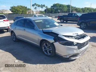 2024 Honda Accord EX с VIN 1HGCY1F36RA019920, выставлен на аукционе IAAI как лот 41466963 с пробегом 50 571 миль миль и . История ставок и продаж доступна на DreamBid. Изображение 1.