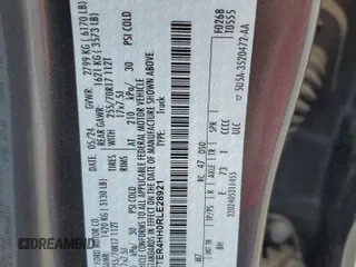 2024 Ford Ranger XLT with VIN 1FTER4HH0RLE28921, listed as a Copart auction lot 61016105 with 5,908 mi miles and Salvage title. Bid and sale history available at DreamBid. Image 13.