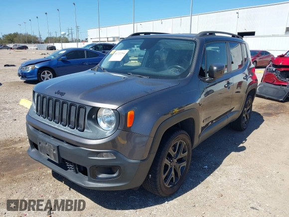 2016 Jeep Renegade Latitude with VIN ZACCJBBT0GPE12727, listed as a IAAI auction lot 41722294 with 114,561 mi miles and . Bid and sale history available at DreamBid. Image 2.