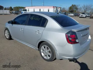 2011 Nissan Sentra 2.0 SR with VIN 3N1AB6AP8BL724346, listed as a IAAI auction lot 41825010 with 159,932 mi miles. Bid and sale history available at carsss.com. Image 3.
