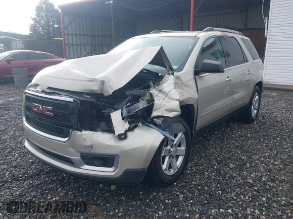 2013 GMC Acadia SLE with VIN 1GKKRNED8DJ153351, listed as a IAAI auction lot 41559467 with 100,242 mi miles. Bid and sale history available at carsss.com. Image 2.