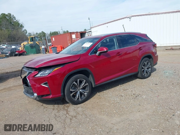 2018 Lexus RX 350L Premium with VIN JTJDZKCA3J2004828, listed as a IAAI auction lot 41810945 with 51,687 mi miles and . Bid and sale history available at DreamBid. Image 19.