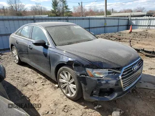 2019 Audi A6 Premium Plus with VIN WAUE8AF21KN128988, listed as a Copart auction lot 45857454 with 59,542 mi miles. Bid and sale history available at carsss.com. Image 4.
