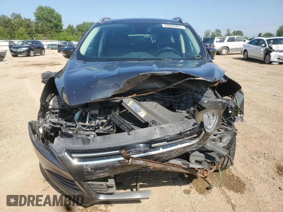 2016 Ford Escape Titanium with VIN 1FMCU9J98GUB32375, listed as a Copart auction lot 59564885 with 123,548 mi miles and Salvage title. Bid and sale history available at DreamBid. Image 5.