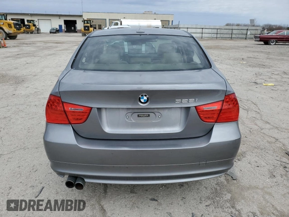 2011 BMW 3 Series 328i xDrive with VIN WBAPK7C5XBF196745, listed as a Copart auction lot 51811985 with 0 mi miles and Salvage Title. Bid and sale history available at carsss.com. Image 6.