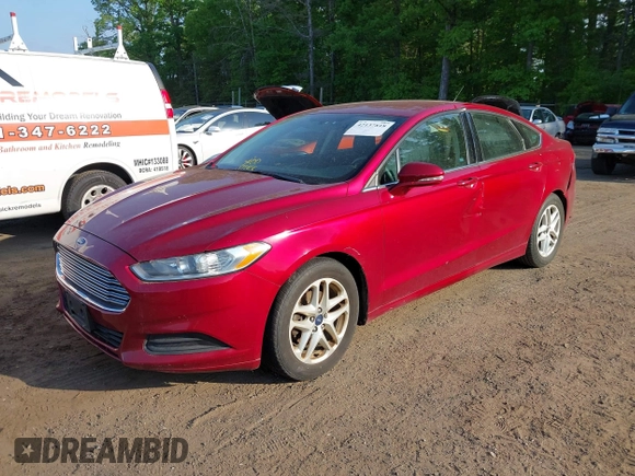 2014 Ford Fusion SE with VIN 1FA6P0HD0E5406115, listed as a IAAI auction lot 42137818 with 152,540 mi miles. Bid and sale history available at carsss.com. Image 2.