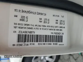 2007 Chrysler 300 with VIN 2C3LA43R17H889770, listed as a Copart auction lot 51492635 with 101,511 mi miles and Salvage Title. Bid and sale history available at carsss.com. Image 12.