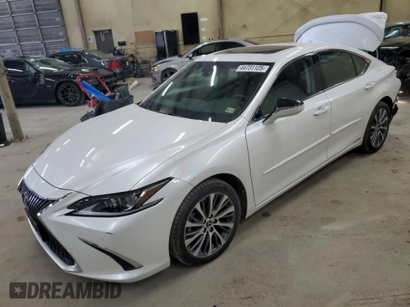 2021 Lexus ES with VIN 58ADA1C14MU011370, listed as a Copart auction lot 44731125 with 47,681 mi miles and Salvage Title. Bid and sale history available at carsss.com. Image 1.