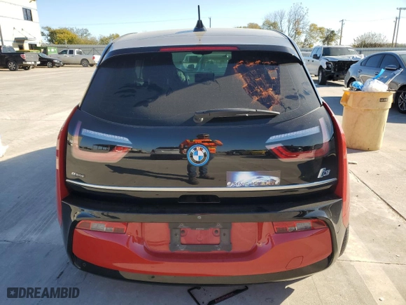 2018 BMW i3 with VIN WBY7Z4C5XJVD97368, listed as a Copart auction lot 82474844 with 0 mi miles and Salvage Title. Bid and sale history available at carsss.com. Image 6.