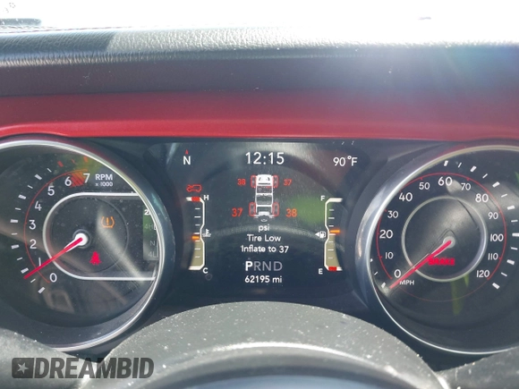 2018 Jeep Wrangler Unlimited Rubicon with VIN 1C4HJXFN8JW215023, listed as a IAAI auction lot 42227099 with 62,195 mi miles and . Bid and sale history available at DreamBid. Image 7.