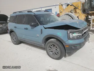 2023 Ford Bronco Sport Big Bend with VIN 3FMCR9B62PRE06456, listed as a Copart auction lot 49108435 with 21,296 mi miles and Salvage Title. Bid and sale history available at carsss.com. Image 4.