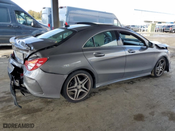 2015 Mercedes-Benz CLA-Class CLA 250 with VIN WDDSJ4EB3FN264676, listed as a Copart auction lot 49494395 with 102,440 mi miles and Salvage Title. Bid and sale history available at carsss.com. Image 3.
