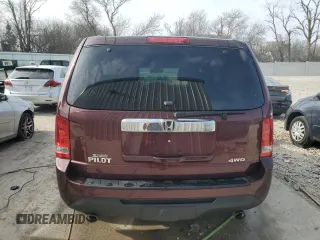 2013 Honda Pilot EX-L with VIN 5FNYF4H56DB059425, listed as a Copart auction lot 52390185 with 130,065 mi miles and Non Repairable. Bid and sale history available at carsss.com. Image 6.