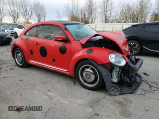 2013 Volkswagen Beetle with VIN 3VWHX7AT8DM604332, listed as a Copart auction lot 79781264 with 125,692 mi miles and Salvage Title. Bid and sale history available at DreamBid. Image 4.