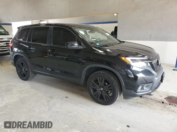 2021 Honda Passport Sport with VIN 5FNYF8H28MB044003, listed as a Copart auction lot 59773225 with 60,855 mi miles and Salvage title. Bid and sale history available at DreamBid. Image 4.